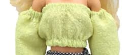 New 30cm 1/6 Puff Sleeves Skirt Shorts Daily Wear Accessories Clothes for Barbies Doll