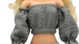 New 30cm 1/6 Puff Sleeves Skirt Shorts Daily Wear Accessories Clothes for Barbies Doll