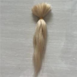New 10 Pieces/Lot 100% Pure Mohair Reborn Doll Hair With Light Golden/Dark Brown/Gold Color Fit For DIY Reborn Doll  Accessories