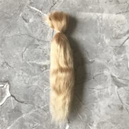New 10 Pieces/Lot 100% Pure Mohair Reborn Doll Hair With Light Golden/Dark Brown/Gold Color Fit For DIY Reborn Doll  Accessories