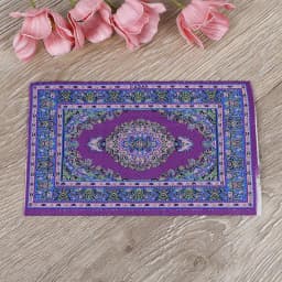 Dollhouse Carpet Turkey Welcome Mat Front Door Woven Rug Floor Carpet Living Room Miniature Accessories For Kids Dolls Coverings