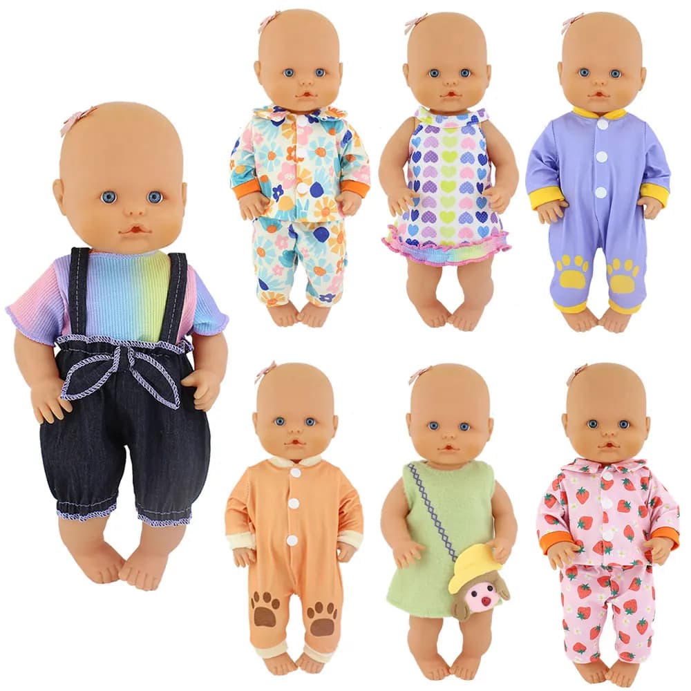 2023 New Lovely Clothes Fit 35 cm Nenuco Doll Clothes, 14inch Baby Doll Clothes Accessories