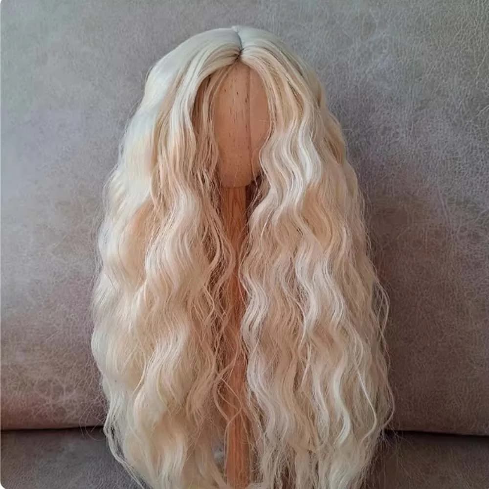 New Arrival 1/3 1/4 1/6 1/8 Bjd SD Doll Wig High Temperature Wire Long Wavy Wig Accessories