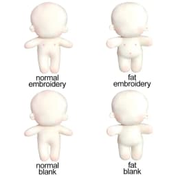 20CM Cotton Dolls Body DIY Idoll Doll Embroidery Or Blank Changing Dressing Game Handmade Playing House Dolls accessories