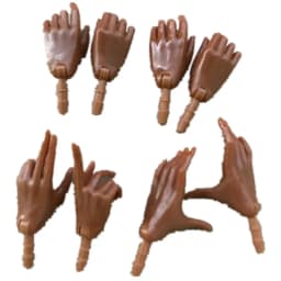 MENGF FR IT 1/6 Doll Replacement Hands Legs Black Beige Brown White Blue Hands DIY Doll Decors Parts Quality Doll Accessories