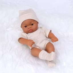 7.87Inch Black Reborn Dolls African Reborn Doll 20cm Cute Dolls Reborn Doll Toys Soft Touch High Quality Doll for Adults Gifts