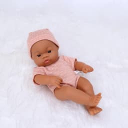 7.87Inch Black Reborn Dolls African Reborn Doll 20cm Cute Dolls Reborn Doll Toys Soft Touch High Quality Doll for Adults Gifts