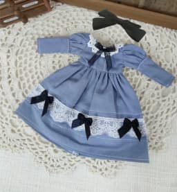 New Blyth clothing Fashion Retro Long Dress Princess skirt Gir Lace Dress for YMY, Licca, Azones, Ob24, 22 Ob27 Doll Accessories
