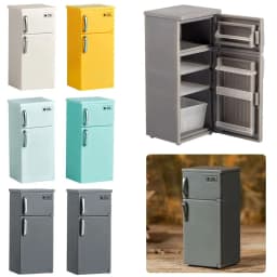 50*20*23mm Miniature Fridge Model 1/12 Doll House Fridge Retro Kitchen Appliances Doll House Play Scene Doll Toy