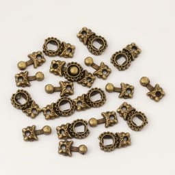Vintage 10 Sets Mini Metal Waistband Buckle Doll Bags Clothes DIY Dress Decor Buttons For BJD Dolls Sewing Accessories