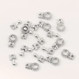 Vintage 10 Sets Mini Metal Waistband Buckle Doll Bags Clothes DIY Dress Decor Buttons For BJD Dolls Sewing Accessories
