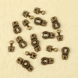 Vintage 10 Sets Mini Metal Waistband Buckle Doll Bags Clothes DIY Dress Decor Buttons For BJD Dolls Sewing Accessories