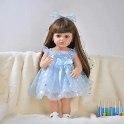 Doll Clothes for 55cm Dolls 22inch Doll's Clothing Sweater Dress Overall DIY Toy Dolls Outfit for Dolls Clothes Accessories