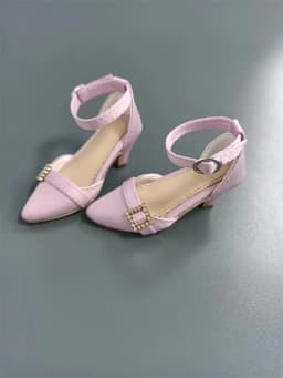 In Stock BJD/SD Shoes 1/3 1/4 High Heels Girls Silk Pointy One-button High Heels Multi-colored BJD Doll Accessories