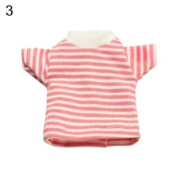 30CM Doll Clothes Fashion Stripe Undershirt Casual Wear Shorts Tooling Style Jeans Pants For 11.5" 1/6 BJD Dolls Accessories