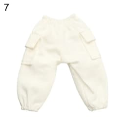 30CM Doll Clothes Fashion Stripe Undershirt Casual Wear Shorts Tooling Style Jeans Pants For 11.5" 1/6 BJD Dolls Accessories