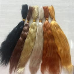 10 Grams / Bag 14 Colors Reborn Baby Dolls Mohair Wig DIY BJD OB11 Doll 1/3 1/4 Pure Mohair Black Gold Hair Wig Accessories