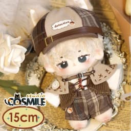 Squirrel Detective Cape Steampunk Gentleman Costume 10cm 15cm 20cm 40cm Plush Doll Accessories Doll's Clothes Clothing MSFS KL