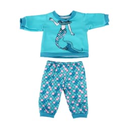 2 Pcs/Set Kawaii Animal Pajamas Suit For 43cm Baby Doll Clothes Accessories And 18 Inch American Doll Girl's Toys Our Generation