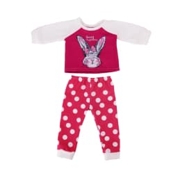 2 Pcs/Set Kawaii Animal Pajamas Suit For 43cm Baby Doll Clothes Accessories And 18 Inch American Doll Girl's Toys Our Generation