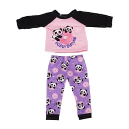 2 Pcs/Set Kawaii Animal Pajamas Suit For 43cm Baby Doll Clothes Accessories And 18 Inch American Doll Girl's Toys Our Generation