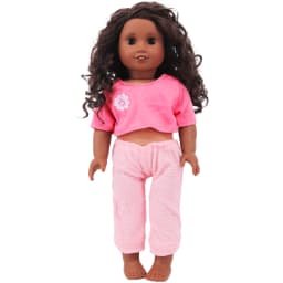 2 Pcs/Set Kawaii Animal Pajamas Suit For 43cm Baby Doll Clothes Accessories And 18 Inch American Doll Girl's Toys Our Generation