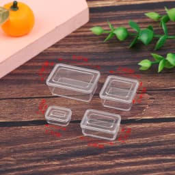 4pcs 1:12 Dollhouse Mininature Fresh Keeping Box Lunch Model Kitchen Tableware Accessories For Doll House Decor Kids Toys Gi