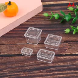 4pcs 1:12 Dollhouse Mininature Fresh Keeping Box Lunch Model Kitchen Tableware Accessories For Doll House Decor Kids Toys Gi