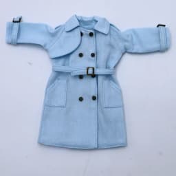 Blythe Clothes Trench Coat Casual Pants for Ob24 Ob22 Azone Blythe Doll Suit Tweed Jacket Set
