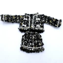 Blythe Clothes Trench Coat Casual Pants for Ob24 Ob22 Azone Blythe Doll Suit Tweed Jacket Set