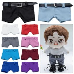 15cm Cotton Doll Suit Pants Trousers Clothes Doll Fashion Jeans Pants Shorts For Casual Wears Accessories Kids Toys