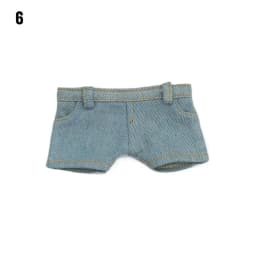 10CM Doll Clothes Fashion Coat Tops Casual Wears Jeans Pants Cotton Jacket For 1/12 Bjd Dolls Accessories Plush Dolls Kids Toys