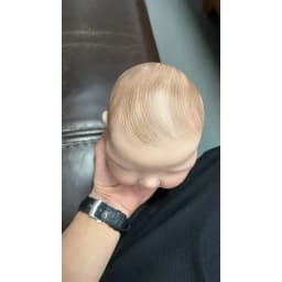 NPK 21inch Already Finished Painted Reborn Doll Parts Peaches Cute Baby 3D Painting with Visible Veins Cloth Body Included