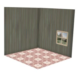 1/12 Scale Backdrop Scene Model Background Display Layout Background Display for Action Figures Dolls Accessories