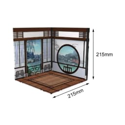 1/12 Scale Backdrop Scene Model Background Display Layout Background Display for Action Figures Dolls Accessories