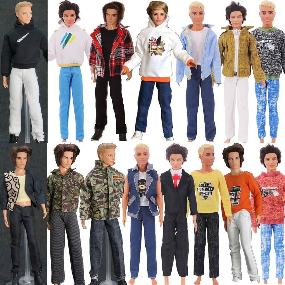 High Quality Doll Dress Clothes For 30 CM Babi Ken Doll,Toys For Girls,Birthday Festival Christmas Gift