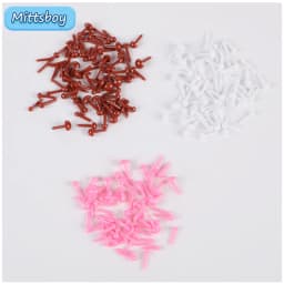 100Pcs DIY 3m/4m/5m/6m Wool Felt Handmad Simulation Doll Plug In Eye Accessories Plush Toy Dough Sculpture Carv Educational Toy