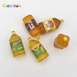 5Pcs 1/12 Dollhouse Miniature Resin Whiskey Wine Bottle Sodas Beverages Fast Food Simulation Drink Food Model Toy Decoration