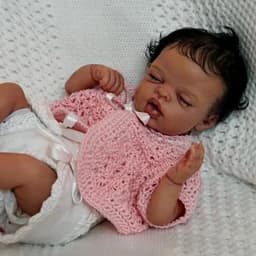 10inch Reborn Doll Kit Katie Sleeping Baby Girl Unpainted DIY Doll Parts