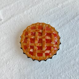 1Pcs 1/12 Dollhouse Accessories Miniatures Apple Pie Mini Pizza Food Model Toy for Doll House Decoration