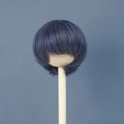 Doll Wig High for 1/6 BJD/SD Dolls 16.5-17.5CM Head Circumference Temperature Fiber Straight Wave Short Hair Replaceable Wig