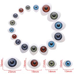 60Pcs/Set HOT New Doll Safety Eyes for DIY Toy Eyes Animal Toy Puppet Making Dinosaur Eyes DIY Craft Accessories DIY Toy Eyes
