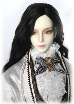 1/3 1/4 1/6 1/8 Bjd Wig HighTemperature Long Fashion Wavy Black Uncle's Bjd Wig