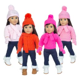 2023 Christmas Sweater Set Fit For American Girl Doll 18 Inch Doll Clothes , Shoes are not included.