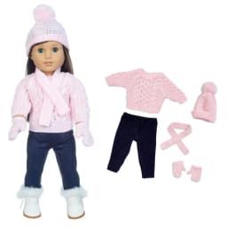 2023 Christmas Sweater Set Fit For American Girl Doll 18 Inch Doll Clothes , Shoes are not included.