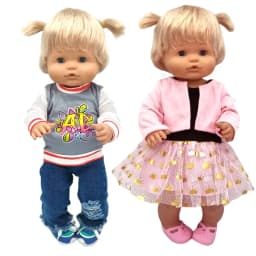 16 Inch Nenuco Doll Winter Wool Vest Ropa Y Su Hermanita 40cm Baby Dolls Clothes