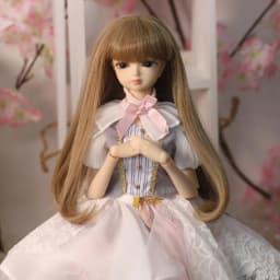 Outfits For 1/4 BJD Dream Fairy Doll Unicorn Dress Including The Headdress And Necklace SD MJD