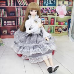 Outfits For 1/4 BJD Dream Fairy Doll Unicorn Dress Including The Headdress And Necklace SD MJD