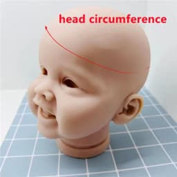 New Reborn Doll Hair Wig Fits For the circumference of the doll's head is about 36cm (A and B ) , 38cm ( C ) ,41cm ( D. E. F )