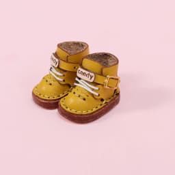 Ob11 Doll Shoes Fashion Martin Boots Holala Boots Handmade Cowhide Shoes For Clay Doll Obitsu11,Body9, Gsc, Ddf, 1/12bjd Doll